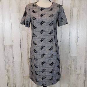 Ann Taylor Eyelet Shift Dress Sz 2